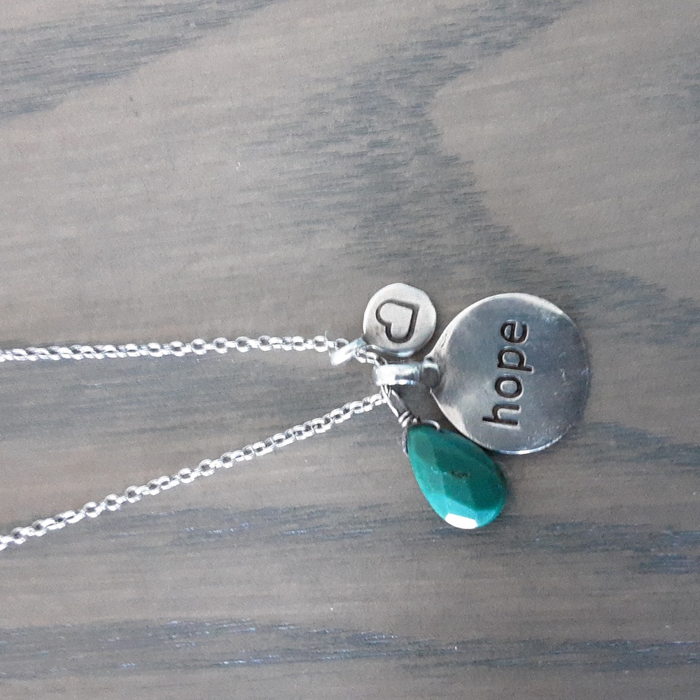 Satya sterling silver "hope" Necklace - Picture 3 of 7